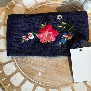 NWT Chaos Lux Embroidered Wool blend Headband